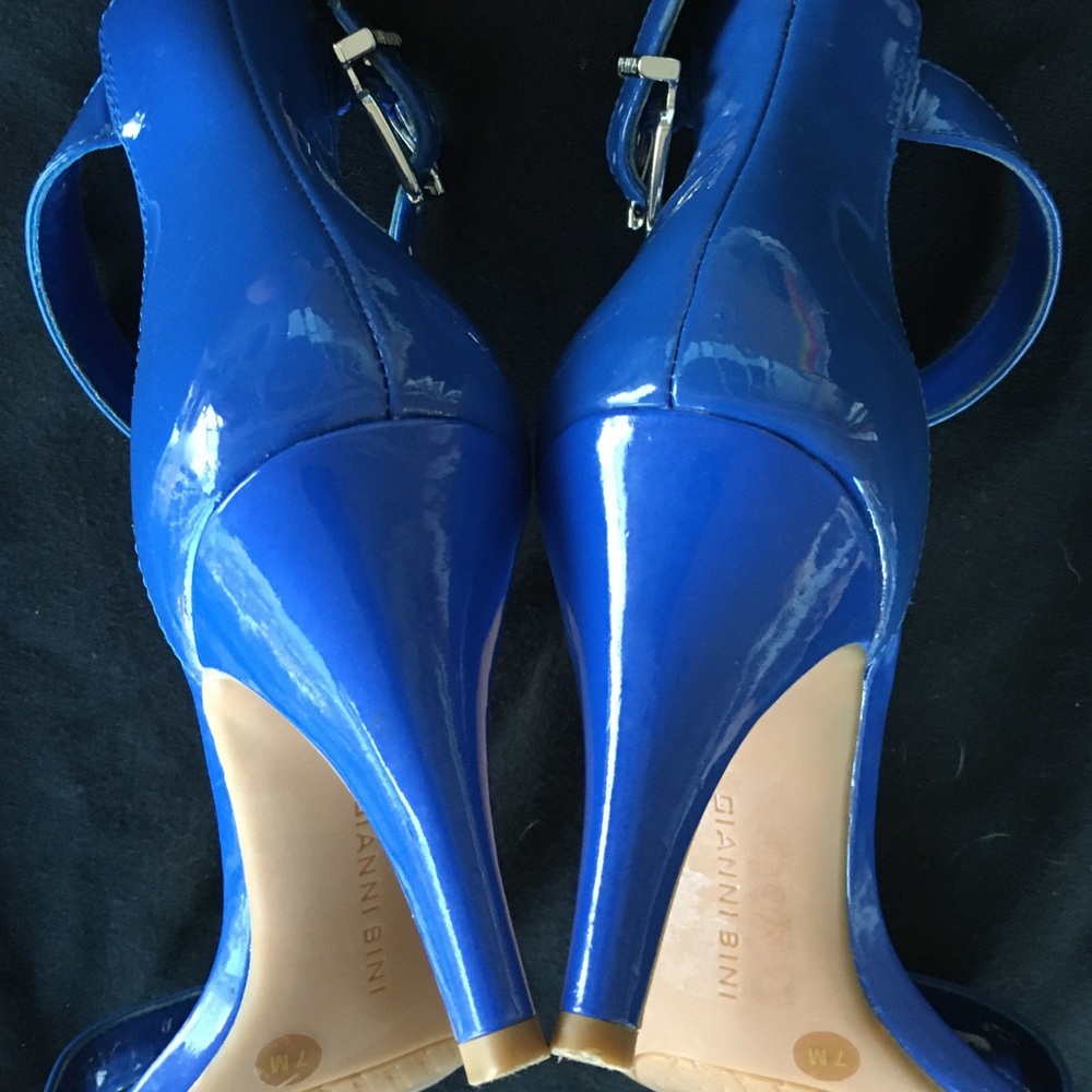 JUST REDUCED, Gianni Bini Ankle Strap Heels - Picture 6 of 8